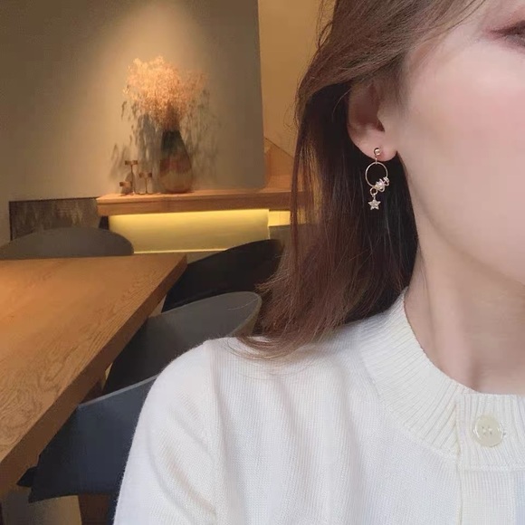 💙Spring with Star Sterling Silver Posts - Picture 3 of 10